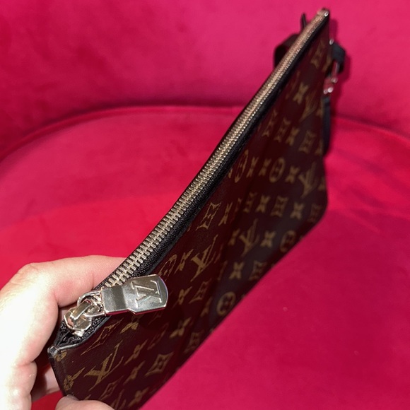 Louis Vuitton monogram cabas light pochette pouch wristlet clutch bag large - Picture 6 of 12